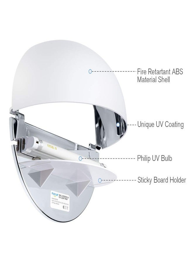 Faicuk Wall Sconce Fly Light Trap for Capturing Flies, Moths, Gnats, Mosquitos and Other Flying Insects-12"x6.1"x5.98" - Image 3